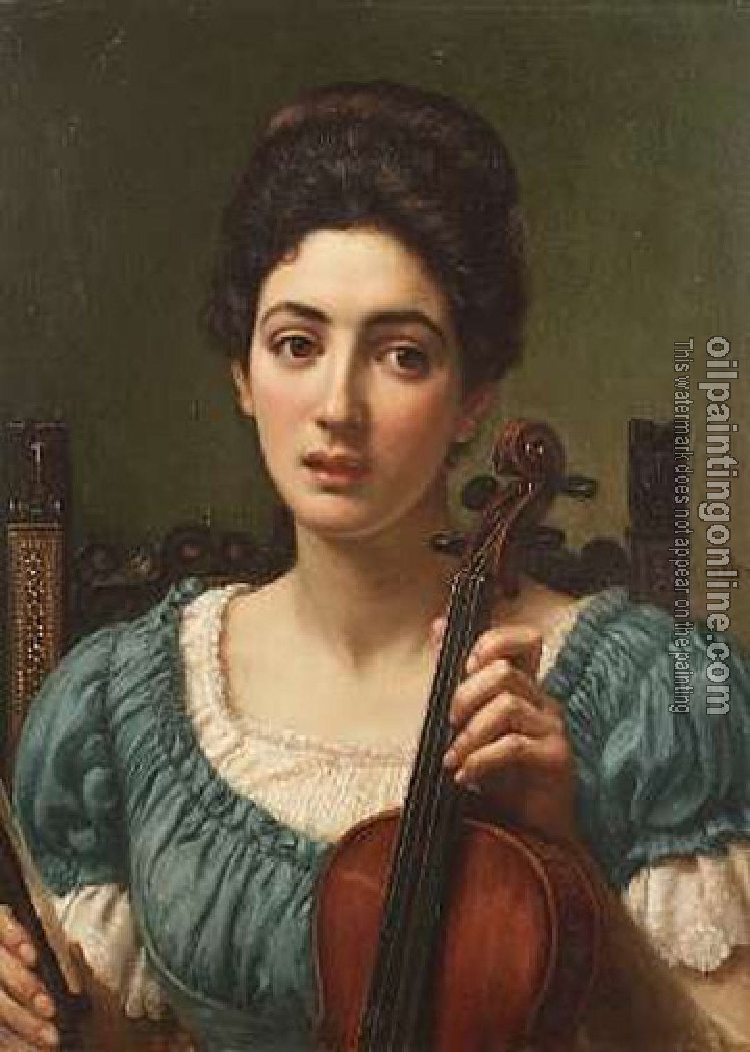 Sir Edward John Poynter - The Violinist